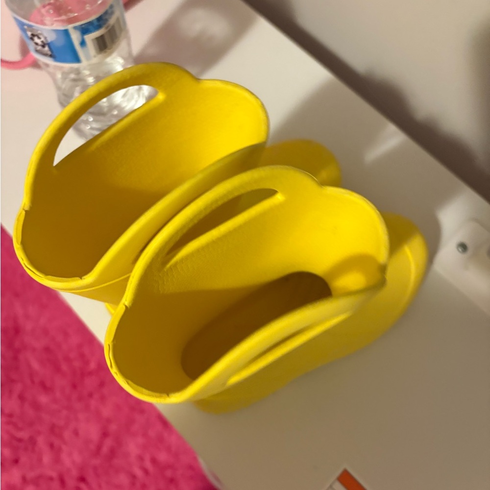 Bright Yellow Rain Boots